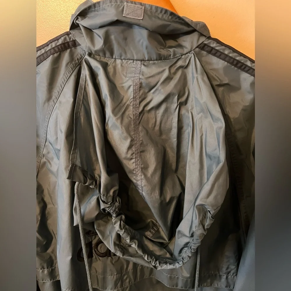 Vintage adidas windbreaker hooded jacket size medium